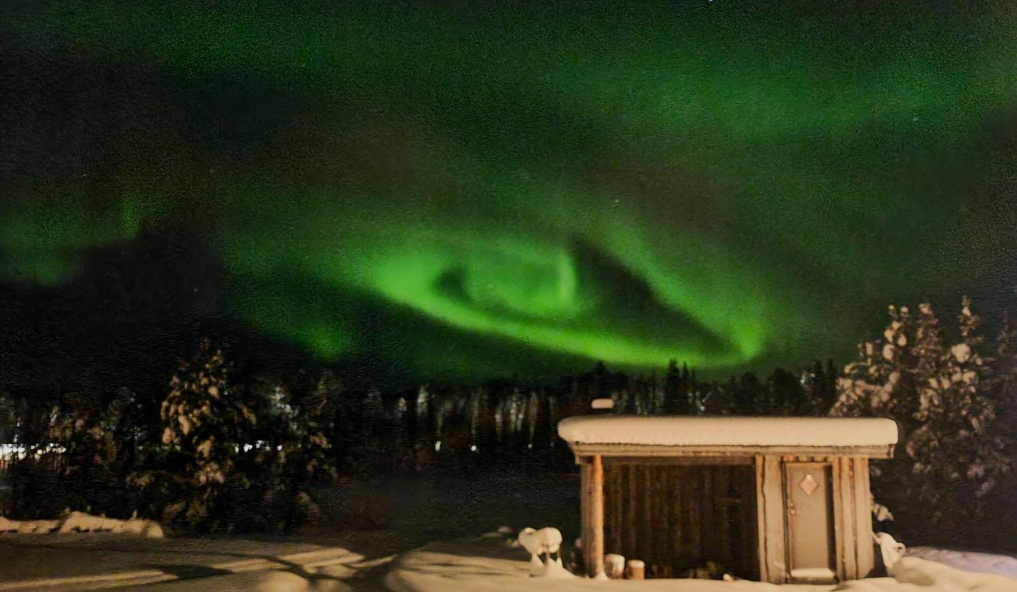 Reindeer River Lights Lodge Kiruna Exterior photo